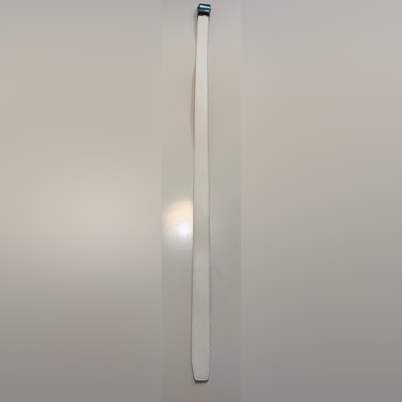 Nextbelt Mens Ratchet Golf Belt White With Gun Metal Buckle CUT TO SIZE 32" - Picture 9 of 10